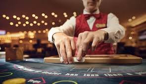 Mobile card game interface showing poker and blackjack options on Android device